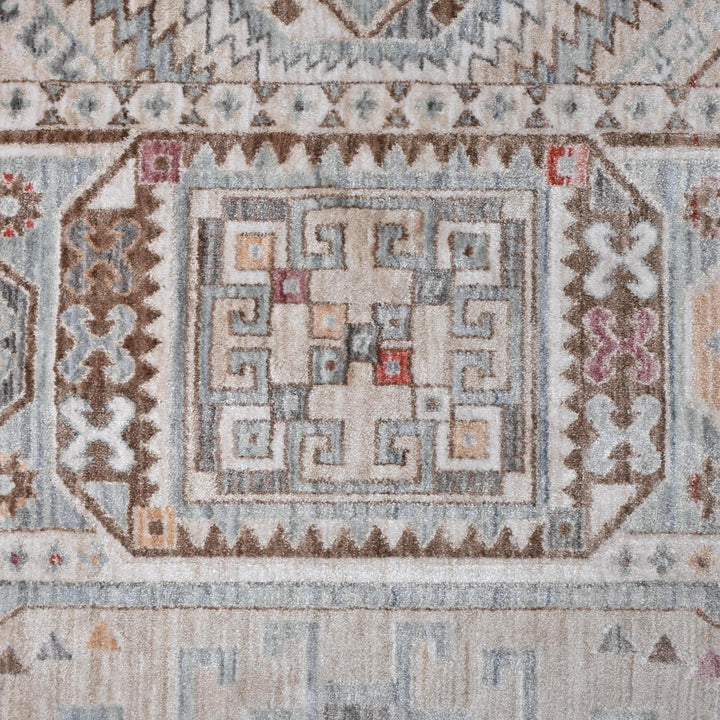 Multi Pastel Turkish Rug 5X8 ft