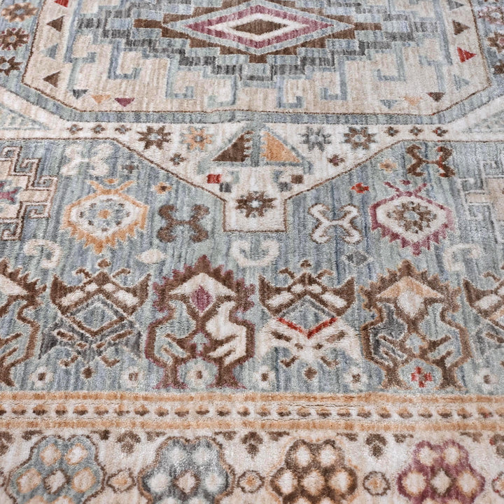 Multi Pastel Turkish Rug 5X8 ft