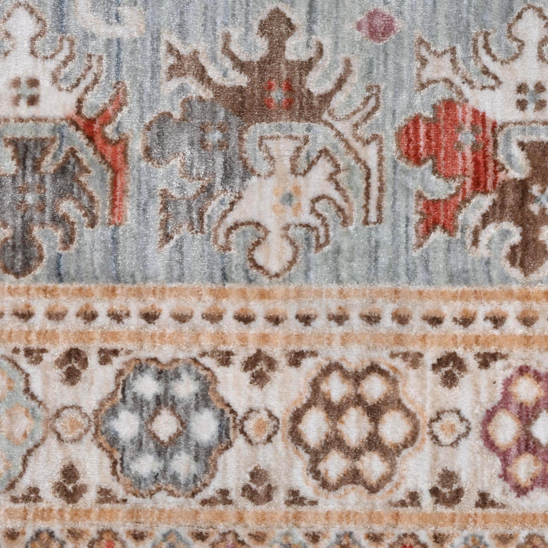 Multi Pastel Turkish Rug 5X8 ft