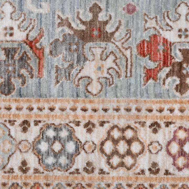 Multi Pastel Turkish Rug 5X8 ft