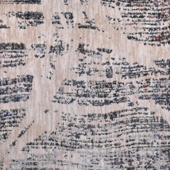 Pink Beige Geometric Turkish Rug 5X8 ft