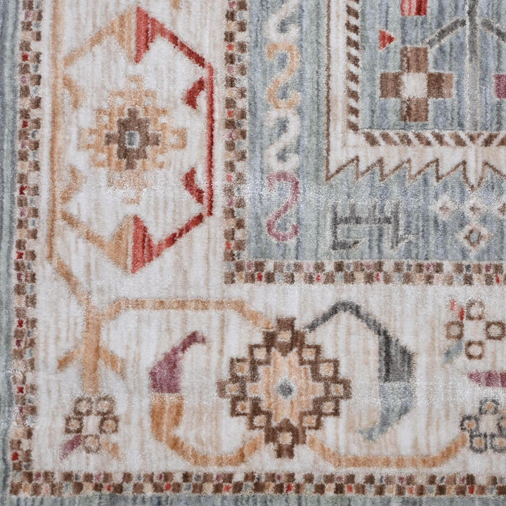 Multi Color Geometric Turkish Rug 5X8 ft