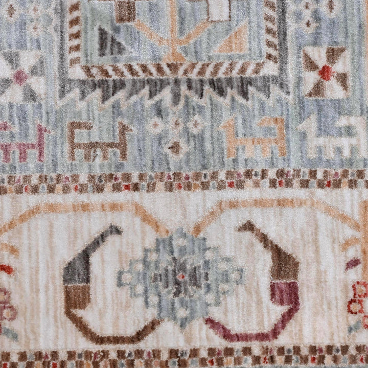 Multi Color Geometric Turkish Rug 5X8 ft