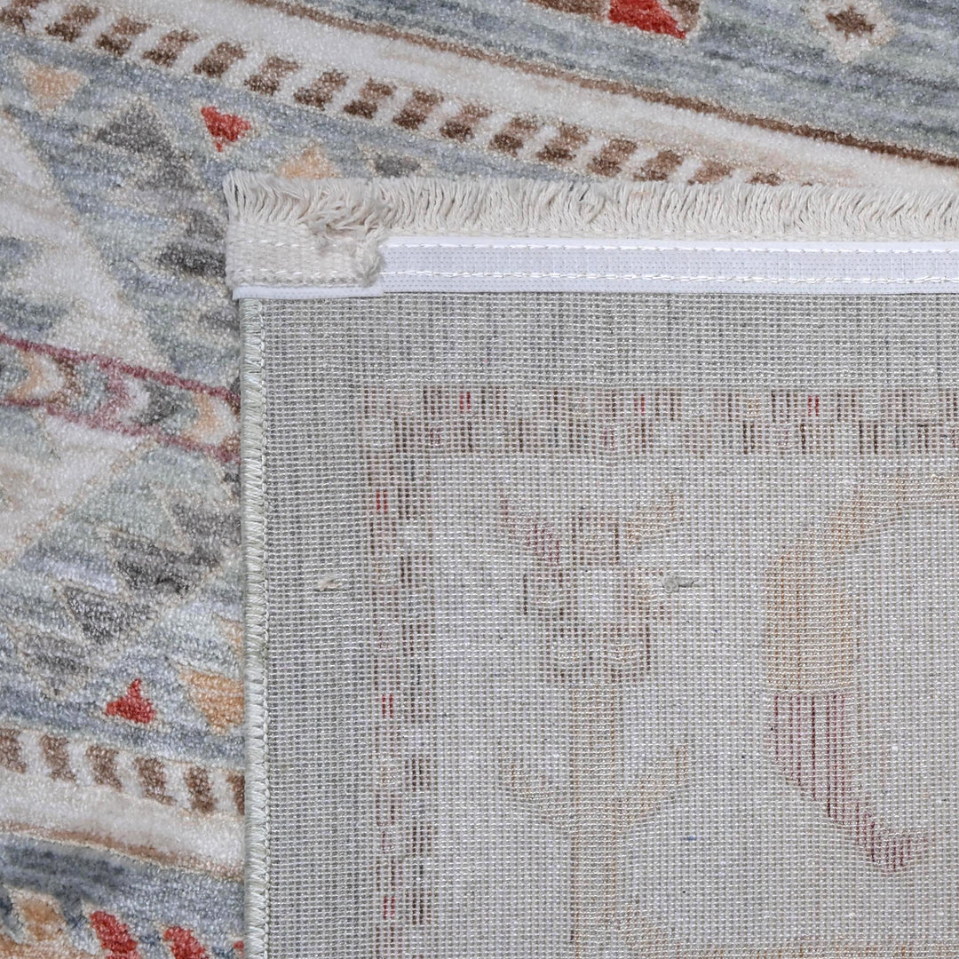 Multi Color Geometric Turkish Rug 5X8 ft