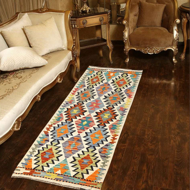 Afghani Kilim - 2x5 Ft