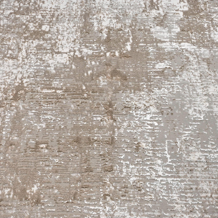 Grey Green Abstract Turkish Rug 5X8 ft