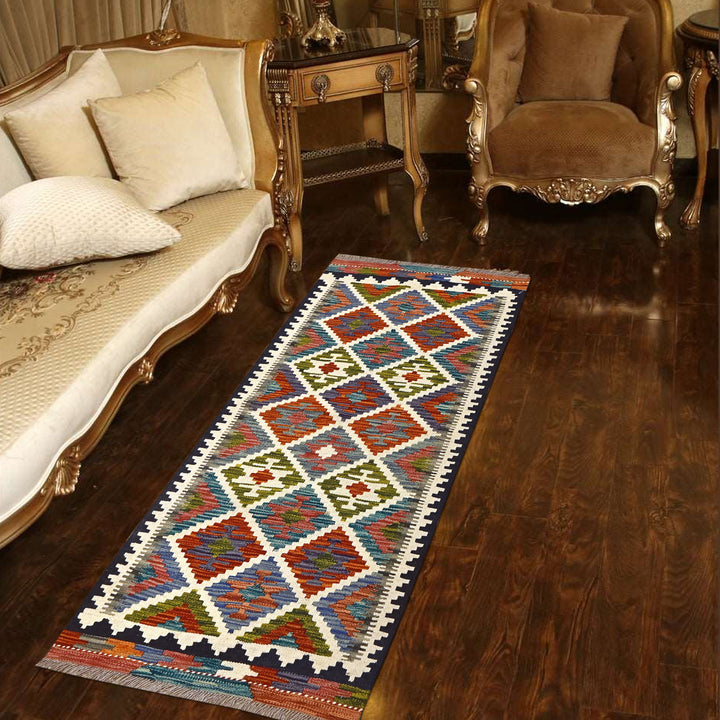 Afghani Kilim - 2x5 Ft