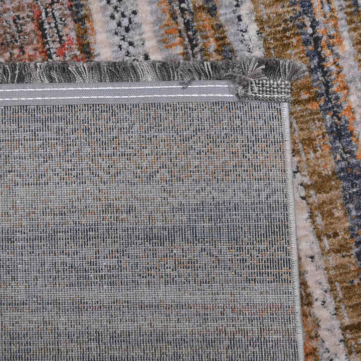 Multi Color Strips Turkish Rug 5X8 ft