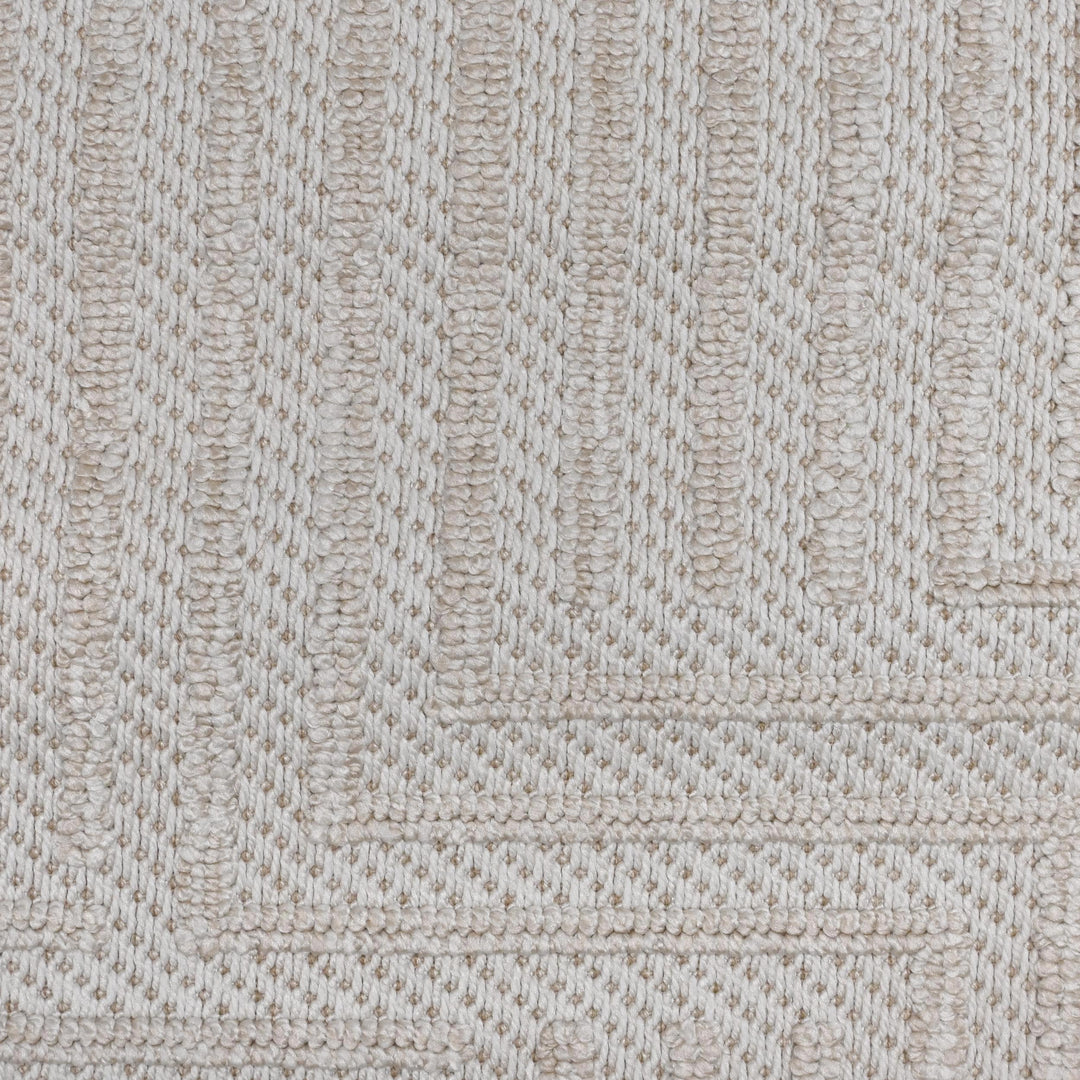 Grey Pink Geometric Turkish Rug 5X8 ft