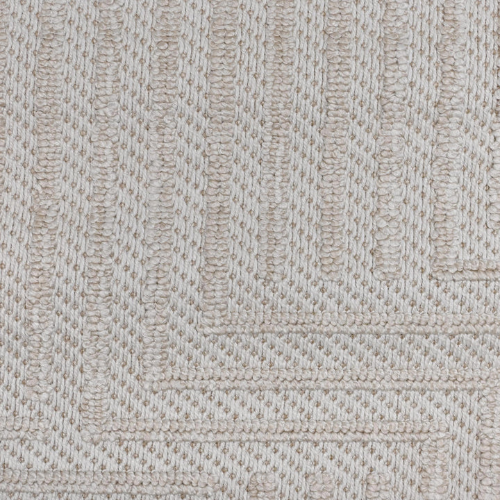 Grey Pink Geometric Turkish Rug 5X8 ft