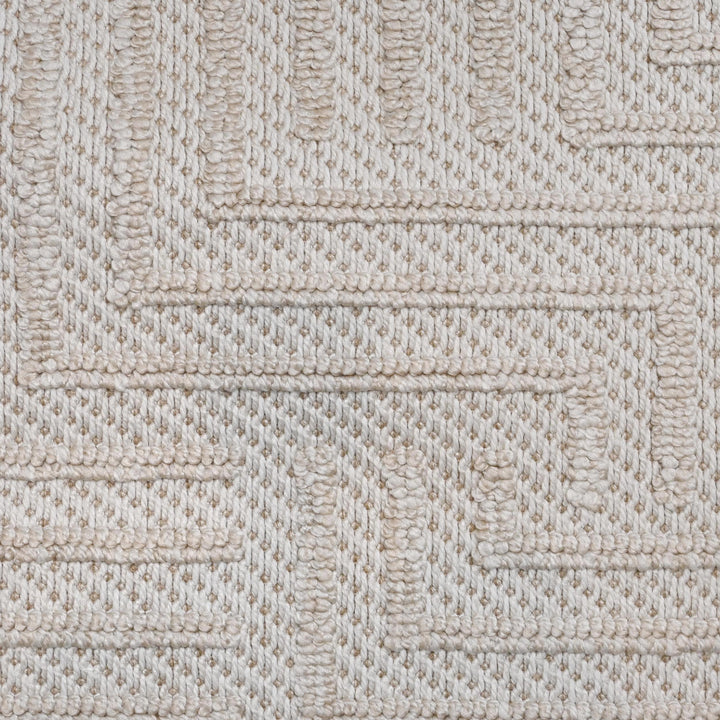 Grey Pink Geometric Turkish Rug 5X8 ft