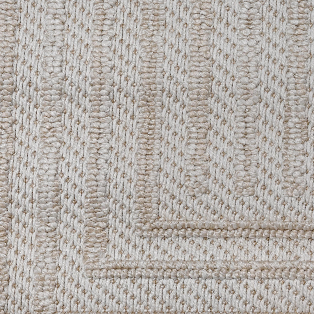 Grey Pink Geometric Turkish Rug 5X8 ft