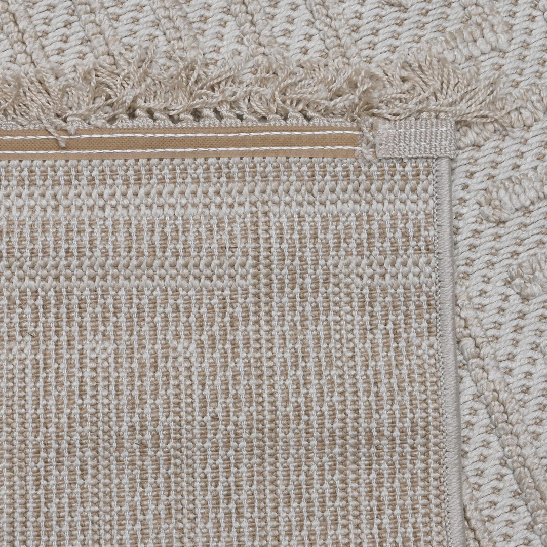 Grey Pink Geometric Turkish Rug 5X8 ft