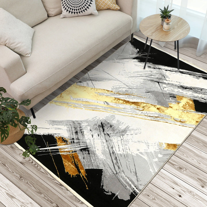 Multi Waves Turkish Rug 4x6 ft