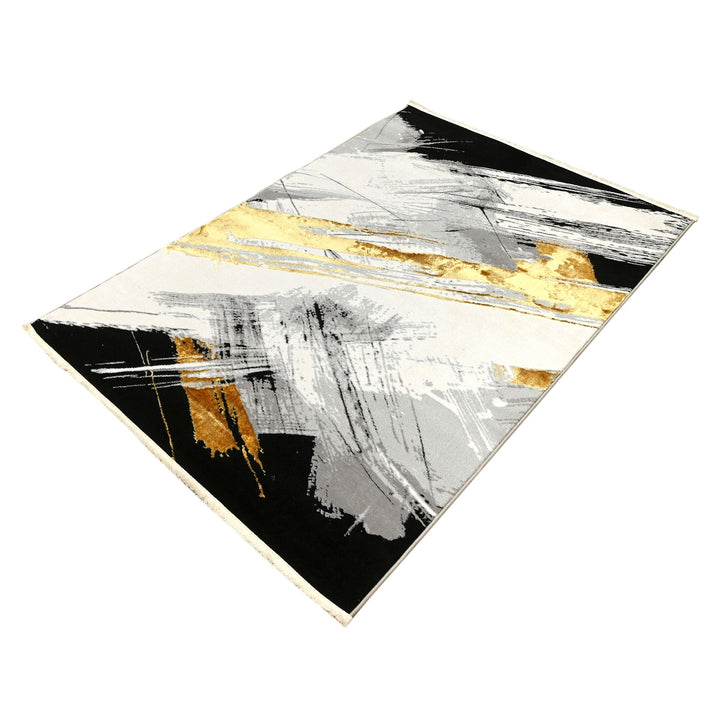 Multi Waves Turkish Rug 4x6 ft