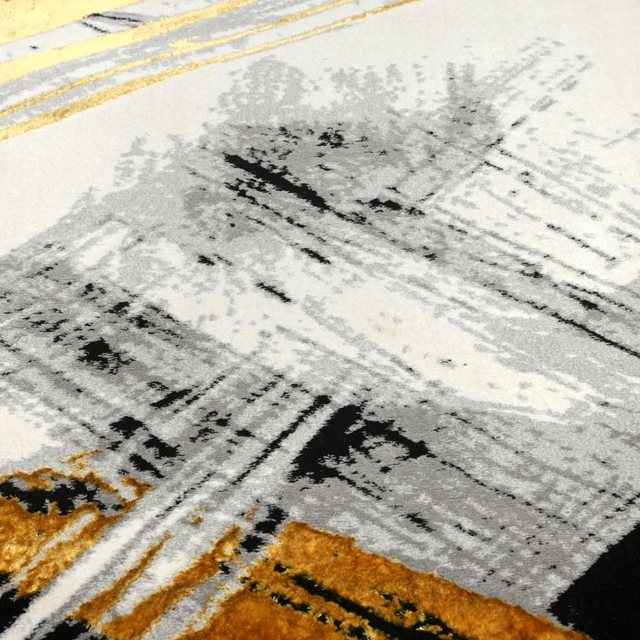 Multi Waves Turkish Rug 4x6 ft