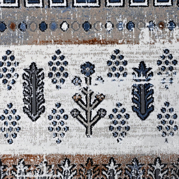 Multi Color Vintage Turkish Rug 5X8 ft