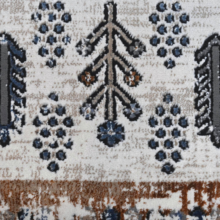 Multi Color Vintage Turkish Rug 5X8 ft