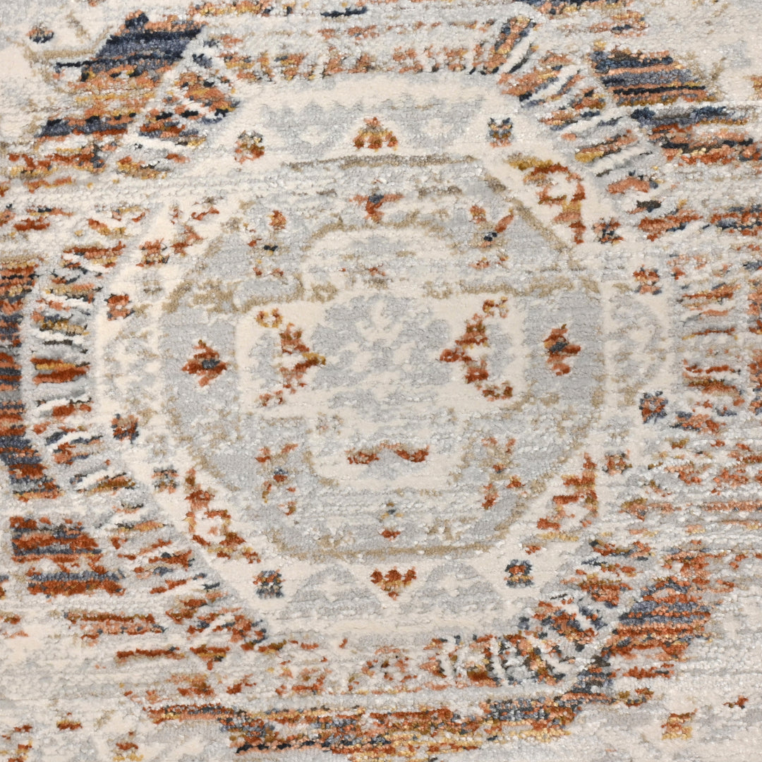 Multi Abstract Turkish Rug 5X8 Ft