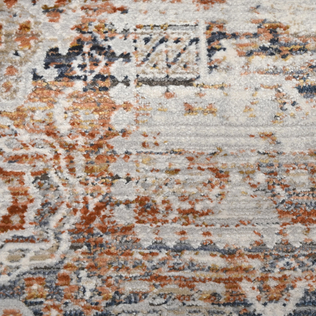 Multi Abstract Turkish Rug 5X8 Ft