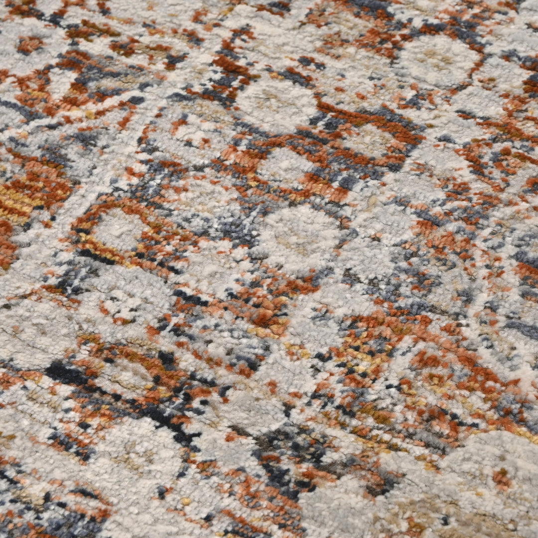 Multi Abstract Turkish Rug 5X8 Ft