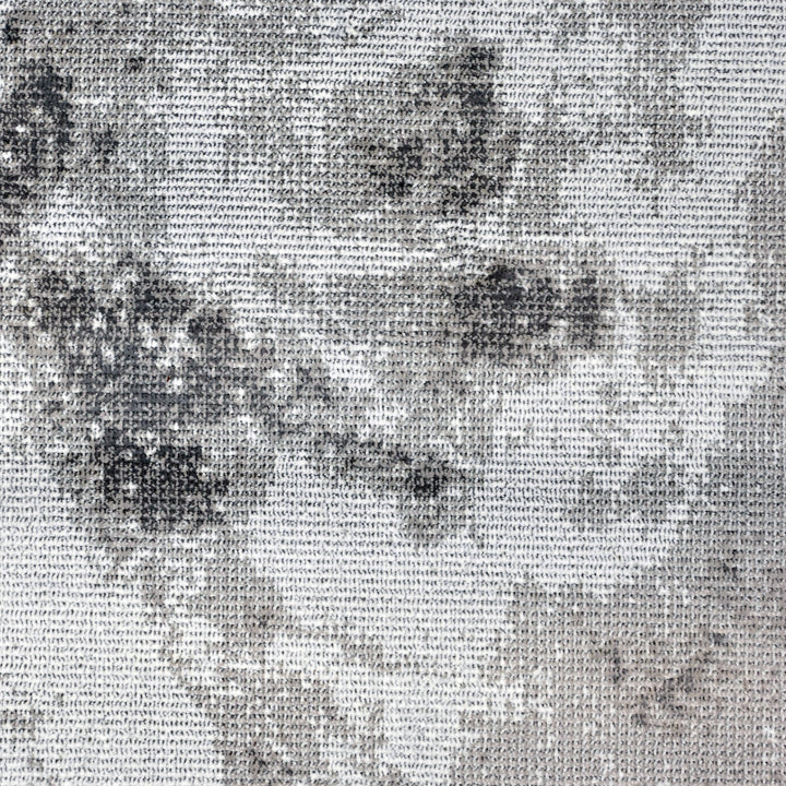 Black & Grey Plain Turkish Rug 5X8 Ft