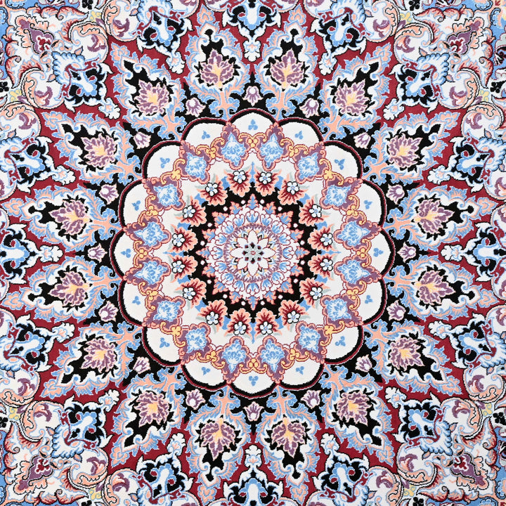 Ivory & Blue Fine Persian 8.5x11.5 FT