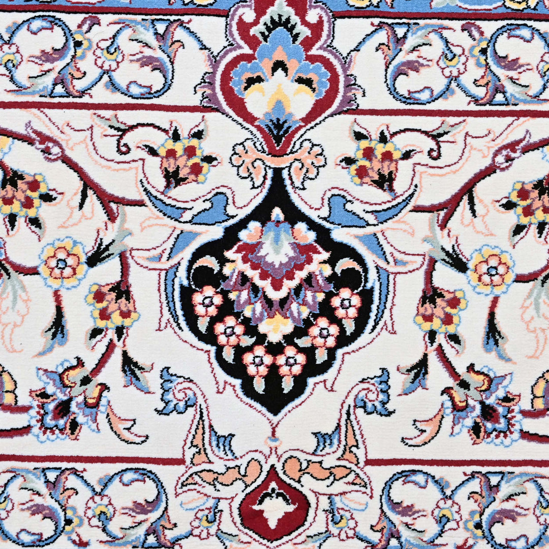Ivory & Blue Fine Persian 8.5x11.5 FT
