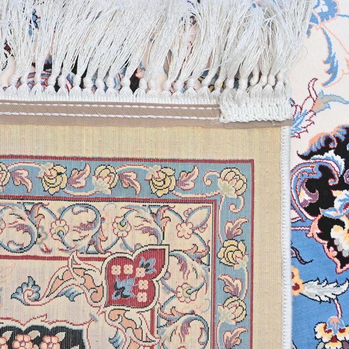 Ivory & Blue Fine Persian 8.5x11.5 FT
