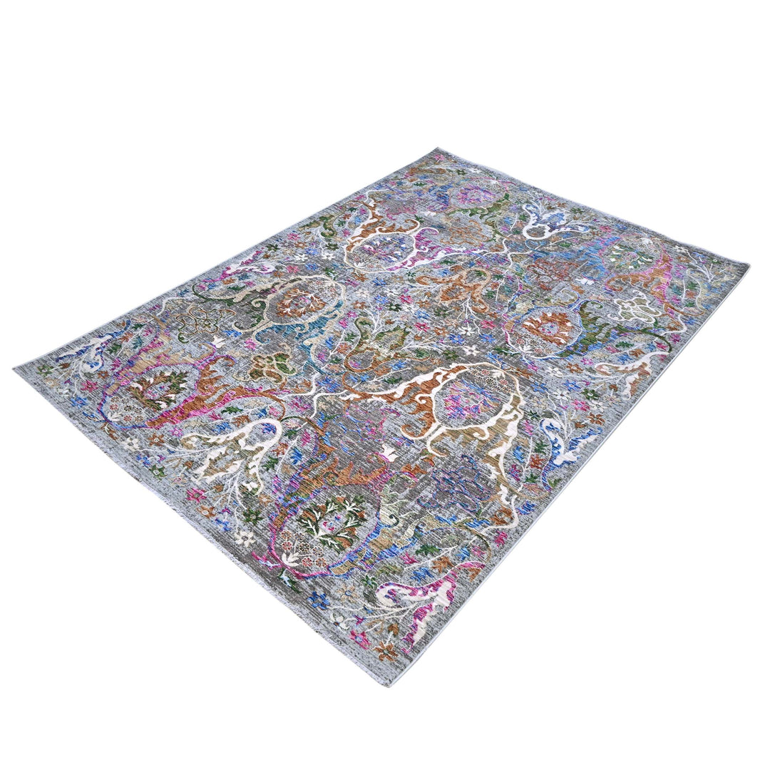 Multicolor Abstract Turkish Rug 5X8 FT