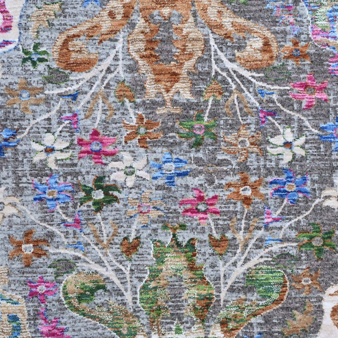 Multicolor Abstract Turkish Rug 5X8 FT