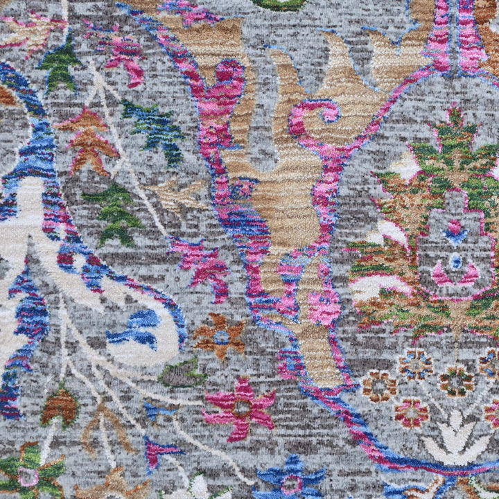 Multicolor Abstract Turkish Rug 5X8 FT