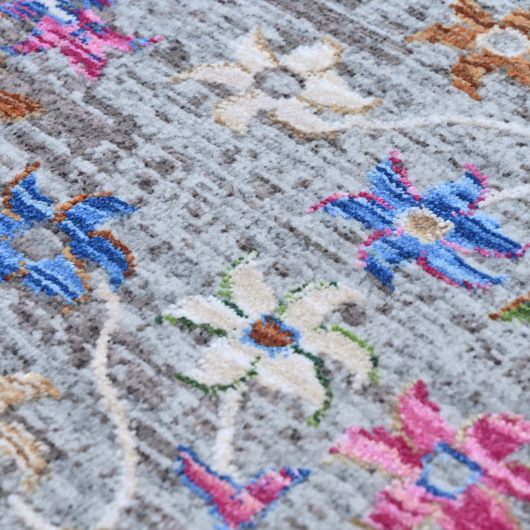 Multicolor Abstract Turkish Rug 5X8 FT