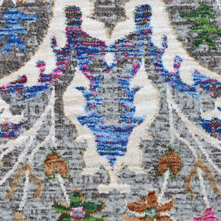 Multicolor Abstract Turkish Rug 5X8 FT