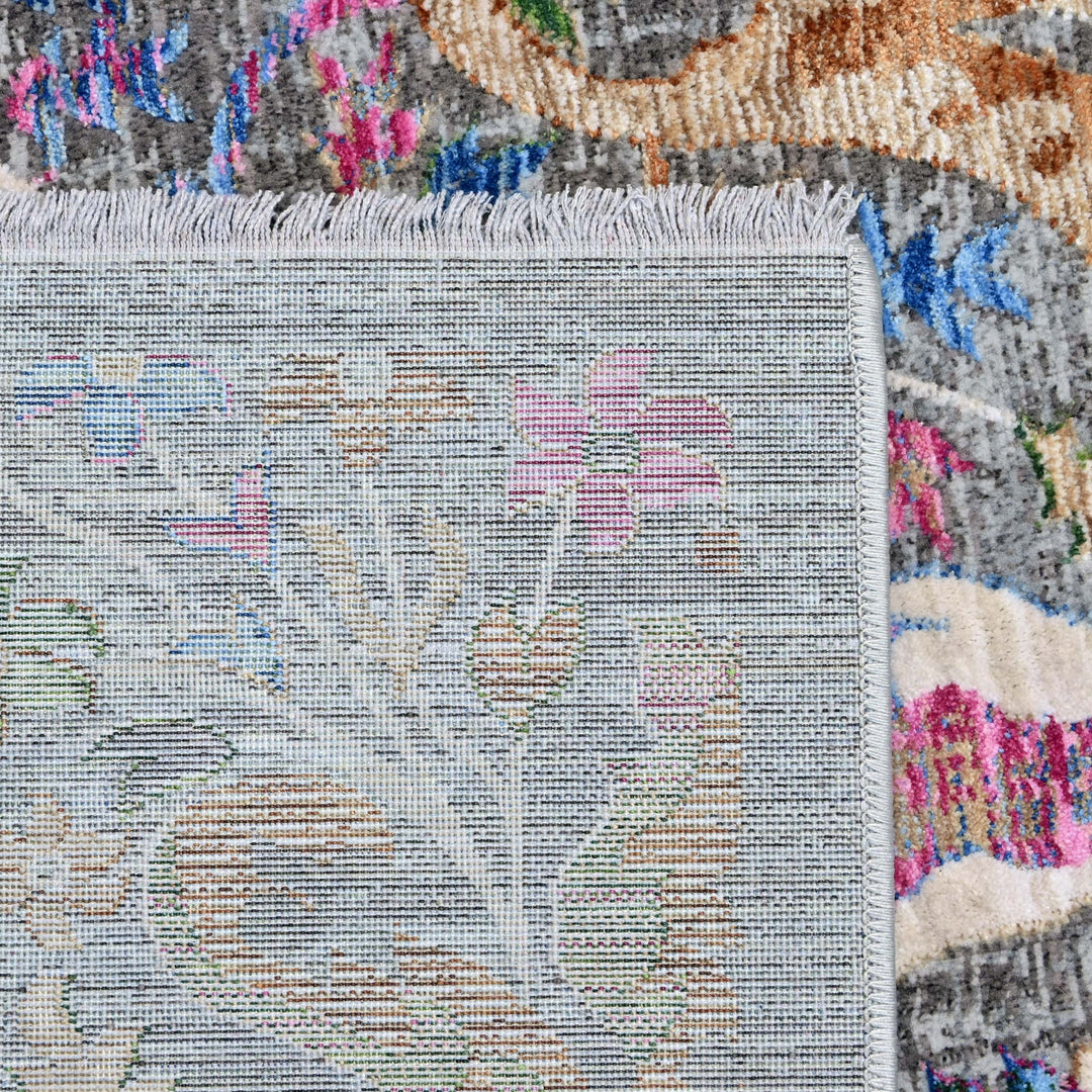 Multicolor Abstract Turkish Rug 5X8 FT
