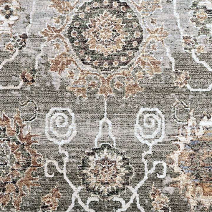 Ziegler Ivory Rust Turkish Rug 5X8 FT