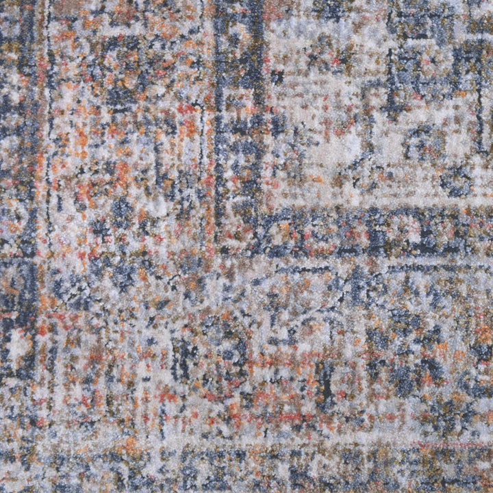 Gray Pink Vintage Turkish Rug 4x6 Ft