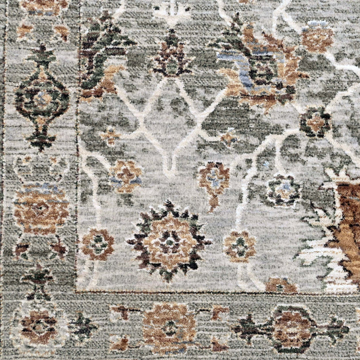 Ziegler Ivory Rust Turkish Rug 5X8 FT
