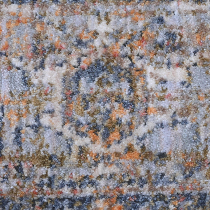 Gray Pink Vintage Turkish Rug 4x6 Ft