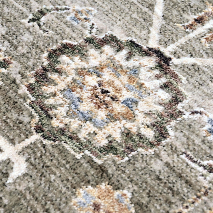Ziegler Ivory Rust Turkish Rug 5X8 FT
