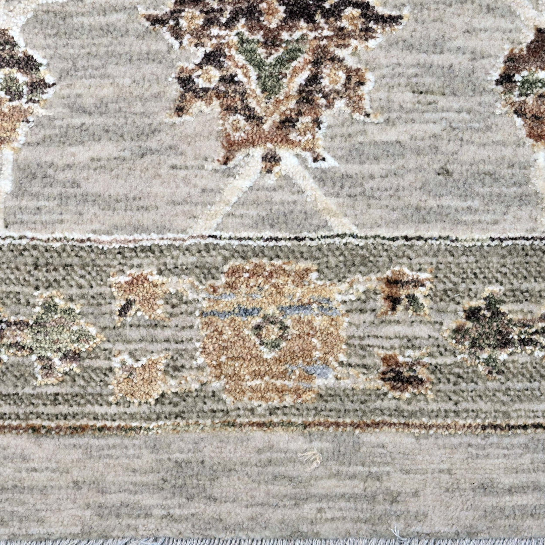 Ziegler Ivory Rust Turkish Rug 5X8 FT