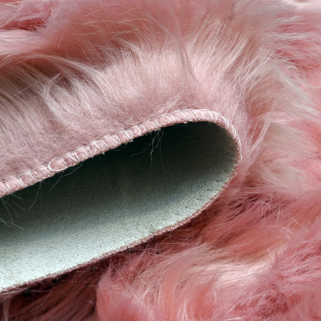 Pink Fur Runner 2x6 ft