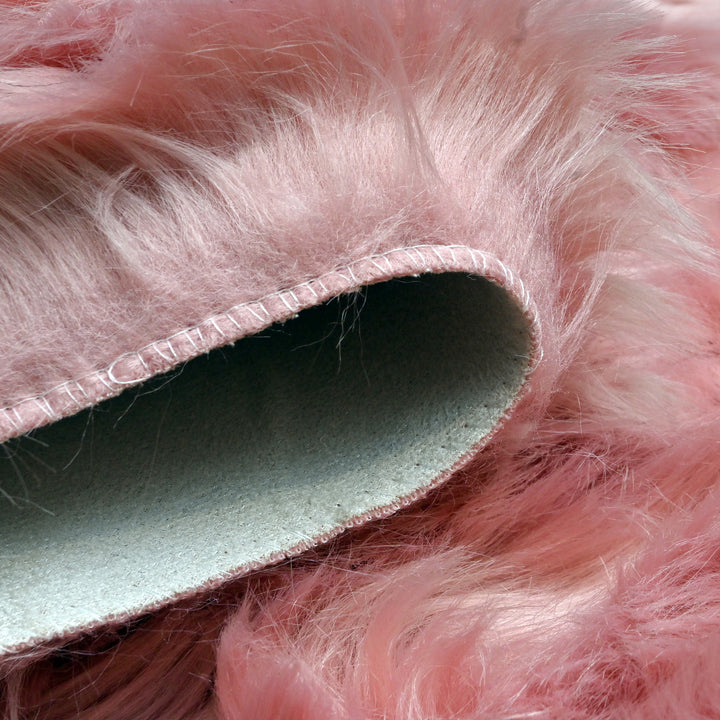 Pink Fur Runner 2x6 ft