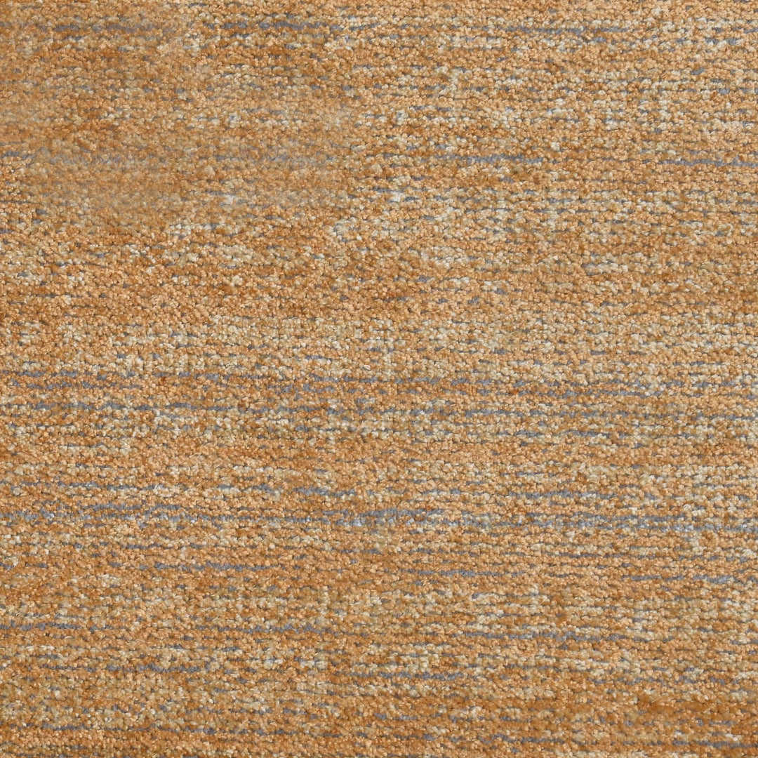 Golden Beige Solid Turkish Rug 4x6 Ft