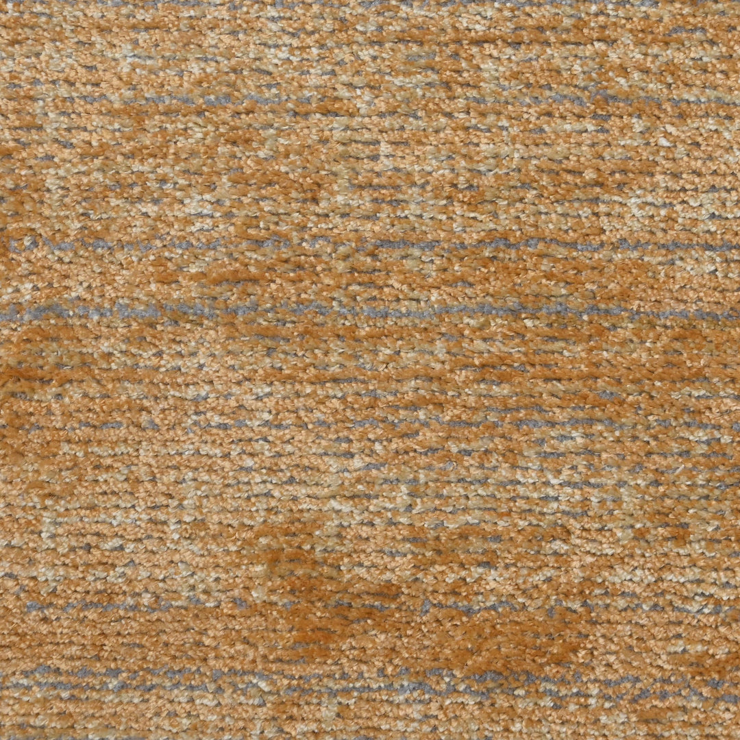 Golden Beige Solid Turkish Rug 4x6 Ft