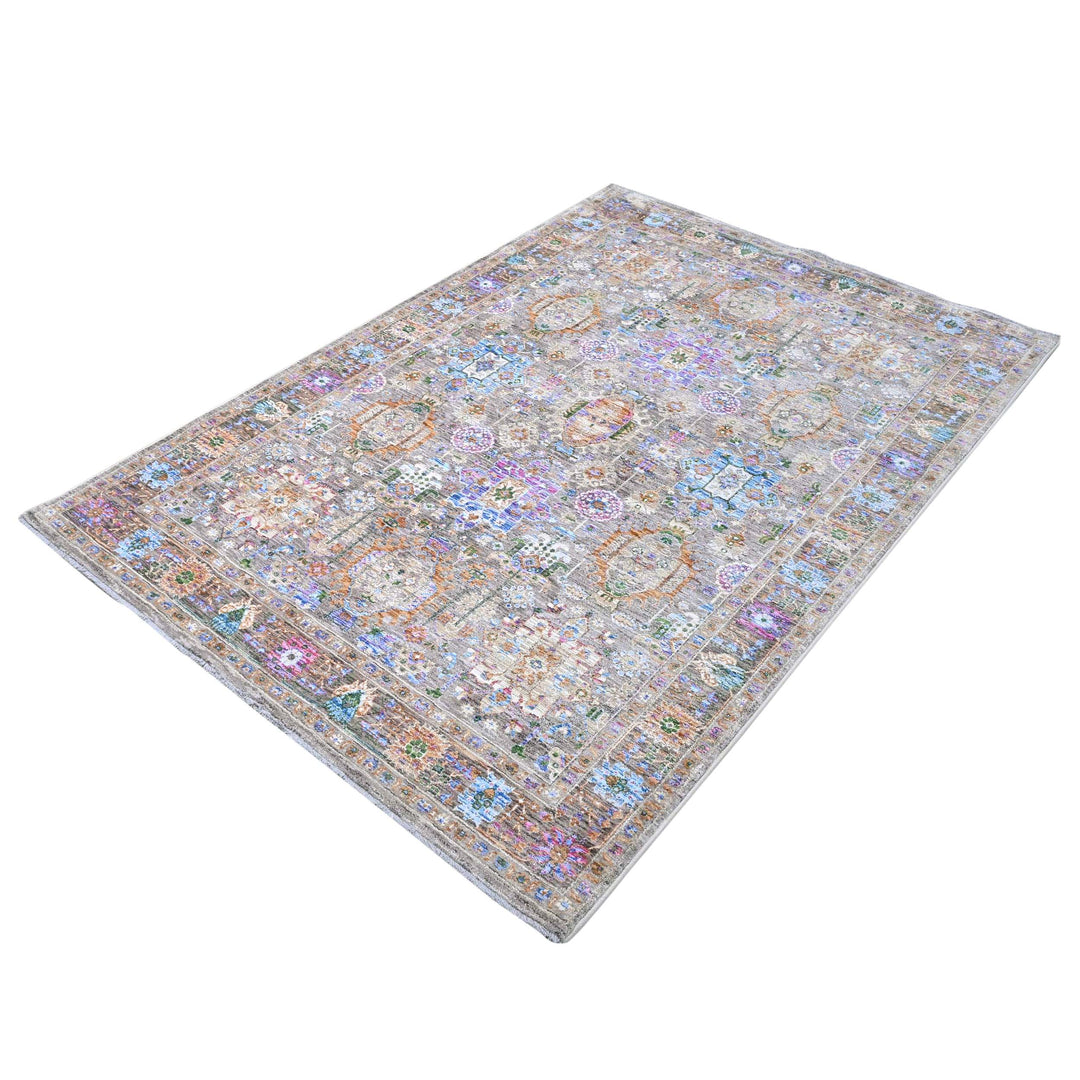 Multicolor Floral Turkish Rug 5X8 FT