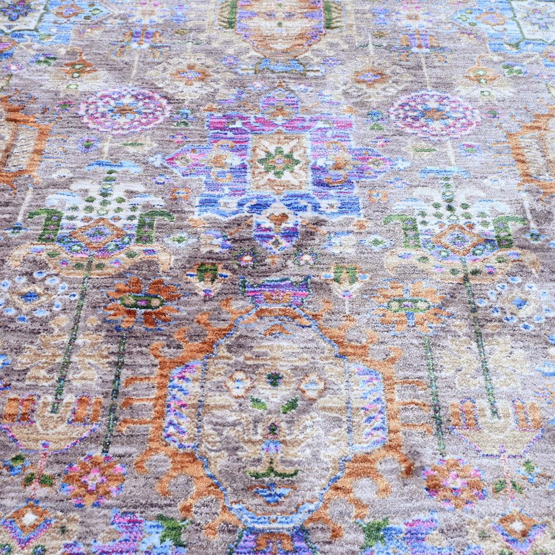 Multicolor Floral Turkish Rug 5X8 FT