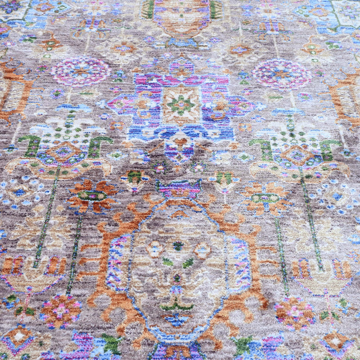 Multicolor Floral Turkish Rug 5X8 FT