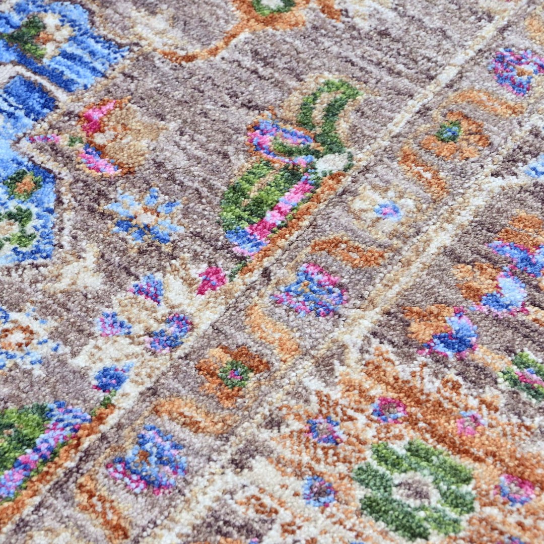 Multicolor Floral Turkish Rug 5X8 FT