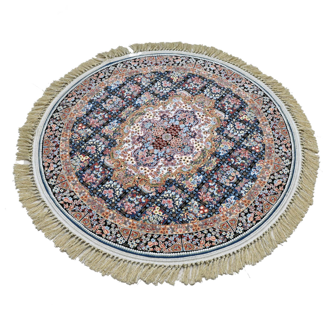Multi Colour Persian Round Rug 3x3 Ft